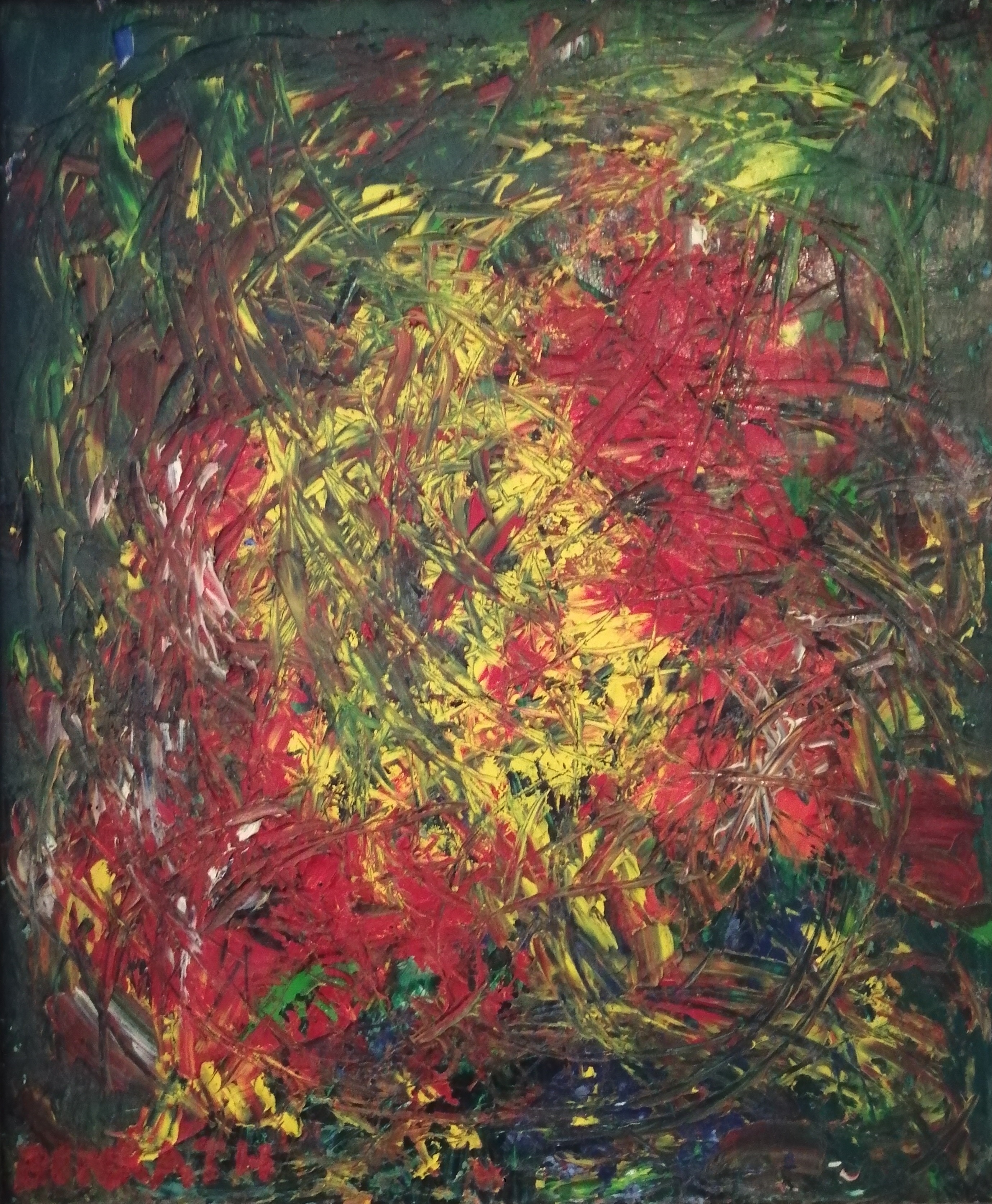 Frederic Benrath,Painter, Painter, Oil on canvas, 1956