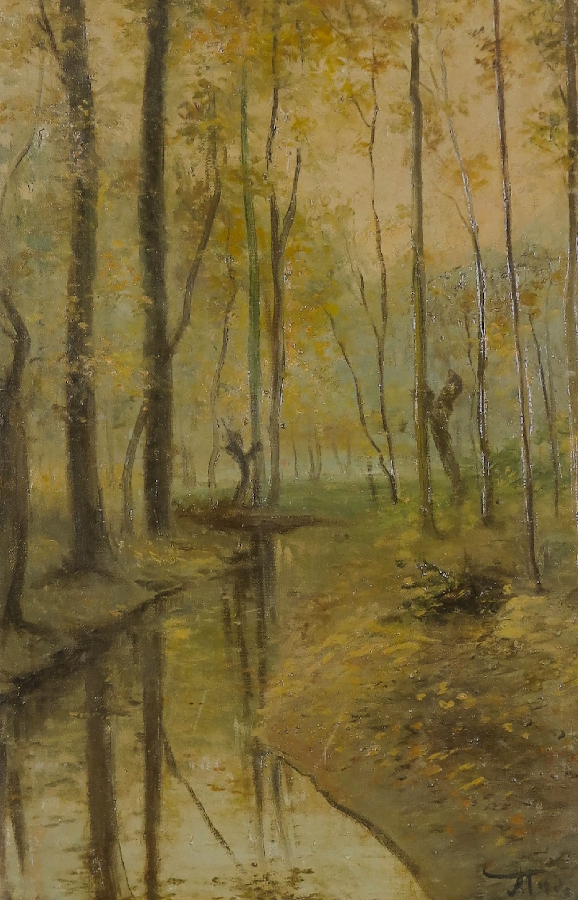 Angelo Torchi, Painter, Oil on canvas, ca. 1890-1910.