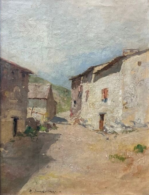 Alexej von Jawlensky, painter, Oil on canvas, ca. 1900-1920.