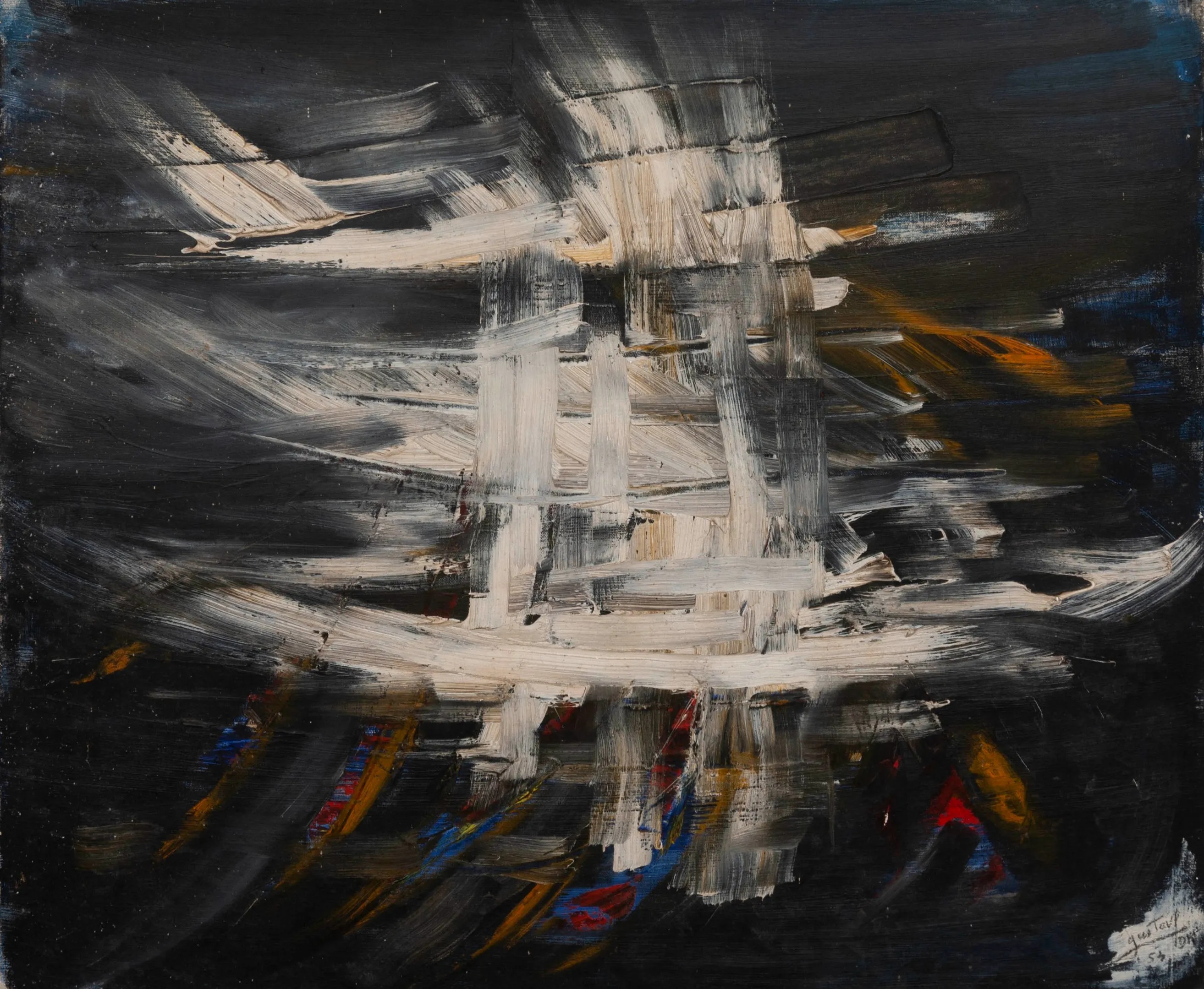 Dora Maar, painter, Oil on canvas, ca. 1950-1970